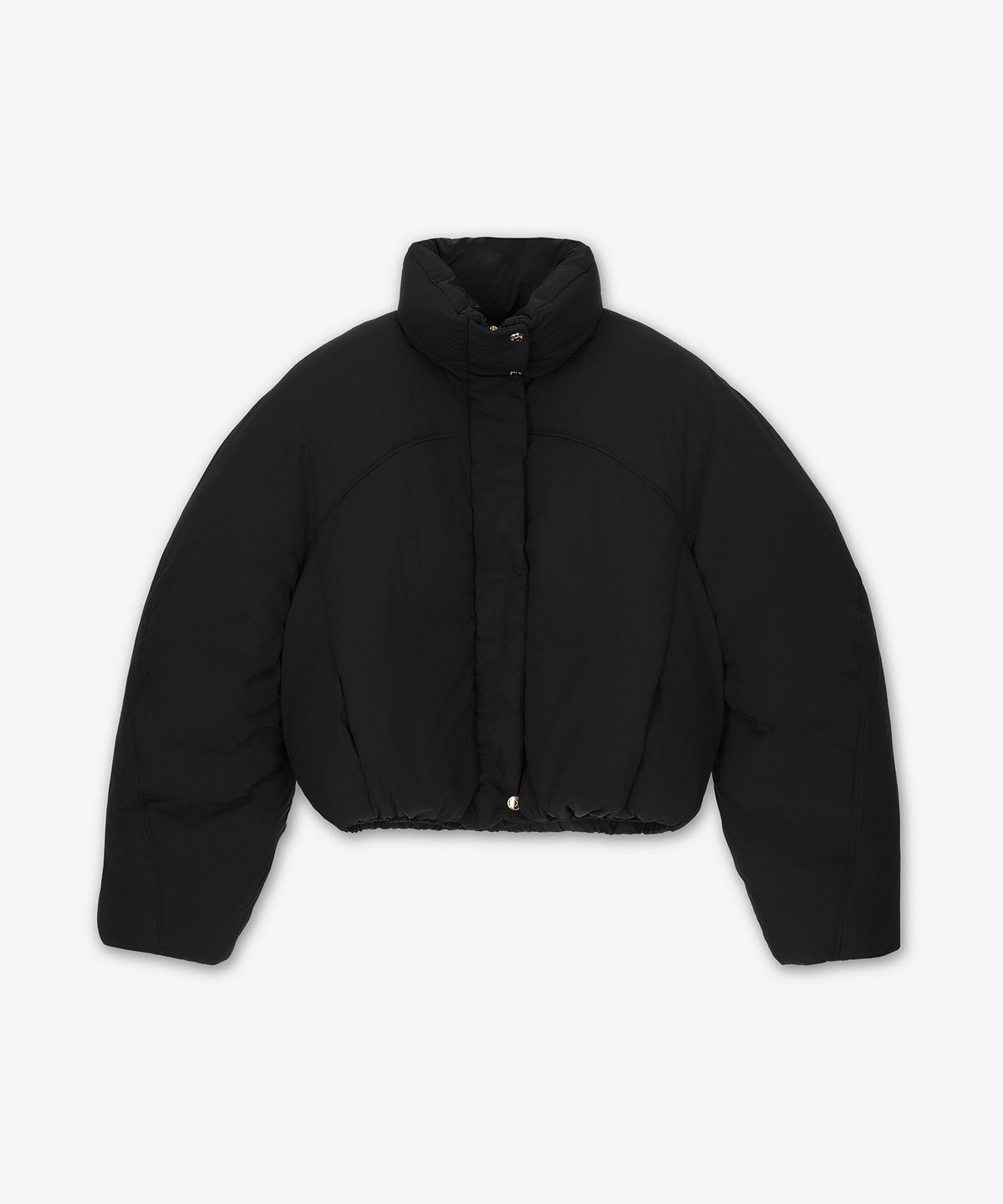 자크뮈스(JACQUEMUS) 라 두두느 카라코 크롭 패딩 - 블랙 / 241CO0491320990