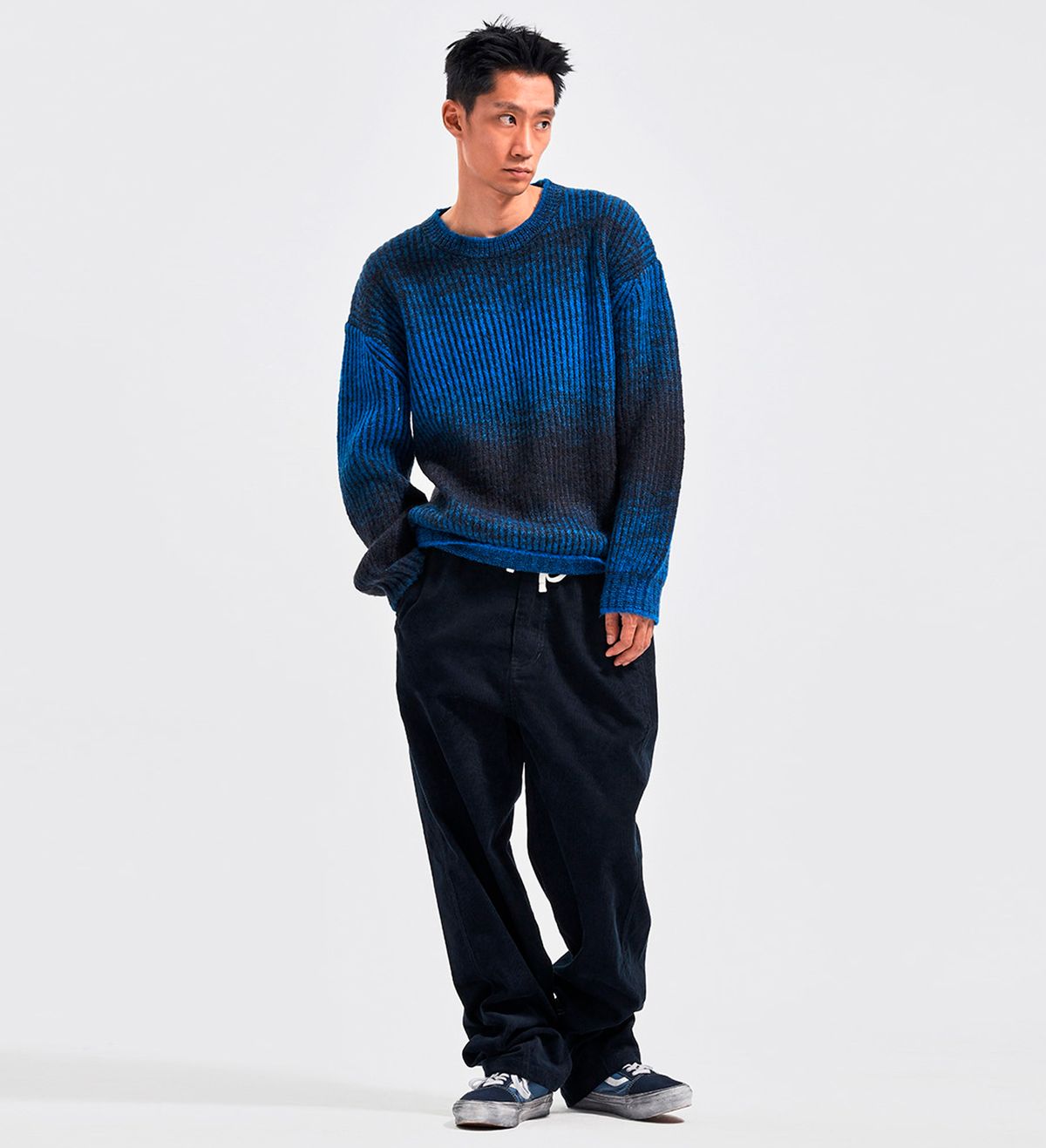 엑스트라오디너리(EXTRAORDINARY) CORDUROY PANTS  NAVY