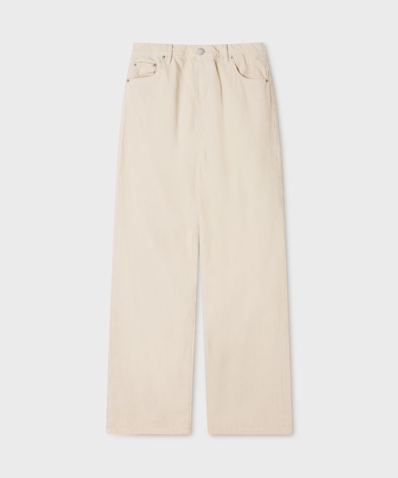 Corduroy Wide Pants (F) / WHTAG4T21F