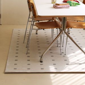 루이즈 체크 러그 고밀도 카페트