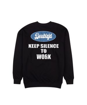 킵사일런스 맨투맨 (블랙)