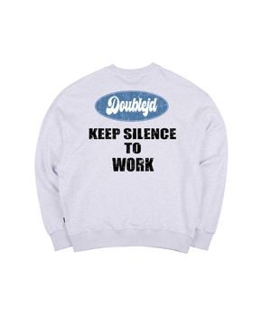 킵사일런스 맨투맨 (라이트 그레이)