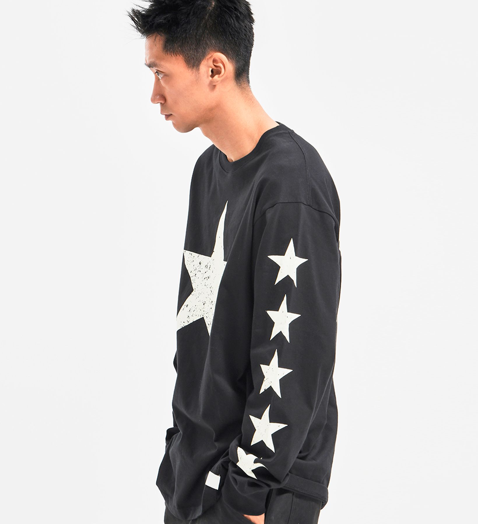★ EXTRAORDINARY ★ 日本未入荷 STARS LONG SLEEVE MUSINSA | EXTRAORDINARY STARS LONG SLEEVE CHARCOAL