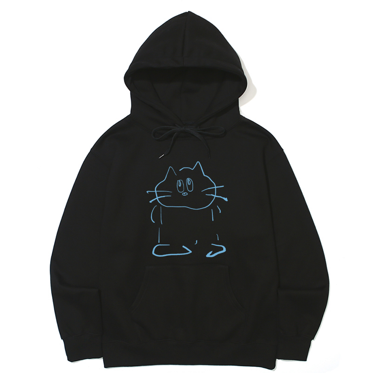 어썸어스(AWESOMEUS) AWKWARD CAT HOODIE_3 COLOR