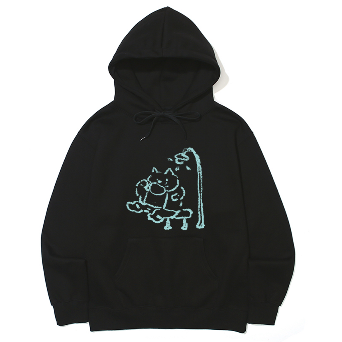 어썸어스(AWESOMEUS) THE TEA TIME CAT HOODIE_3 COLOR