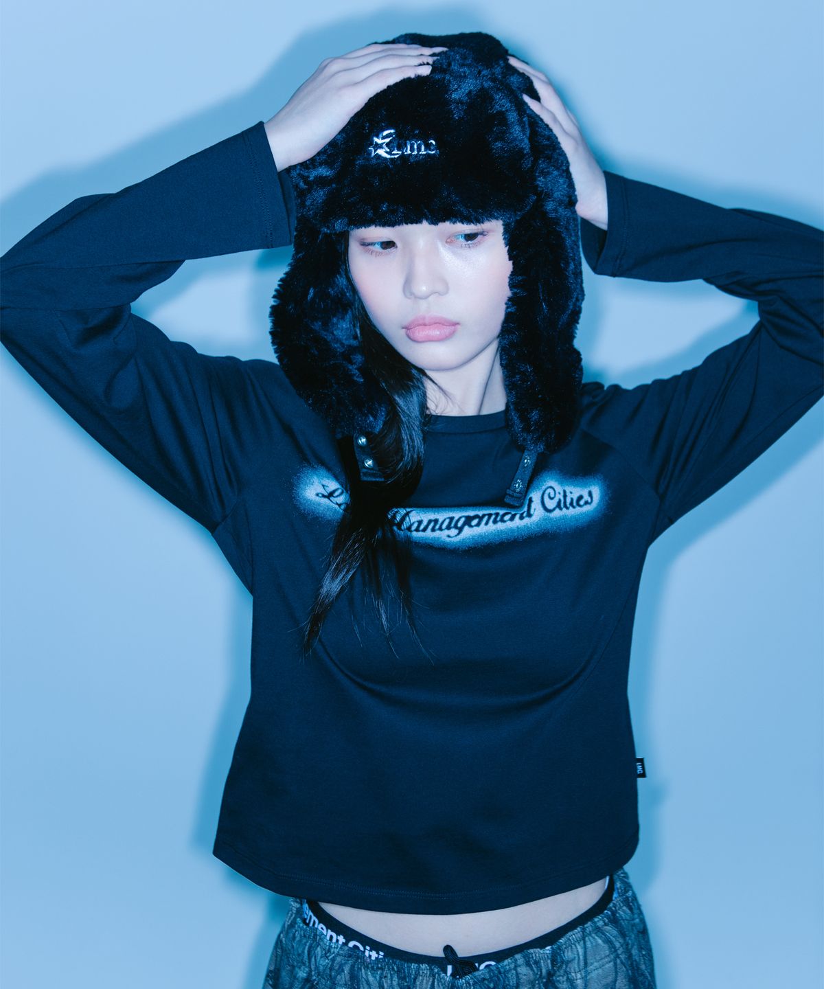 엘엠씨(LMC) WM BLUR LOGO LONG SLEEVE black