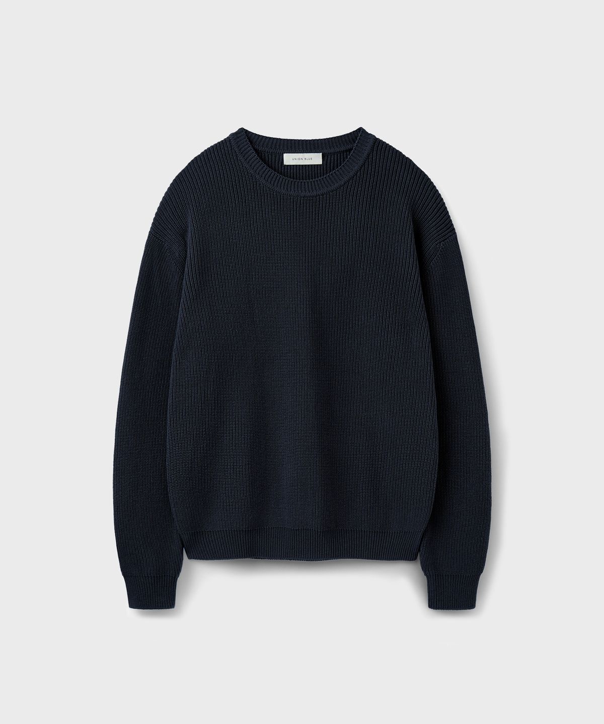 유니온블루(UNION BLUE) HARD TWIST CAMPER KNIT [INK NAVY]