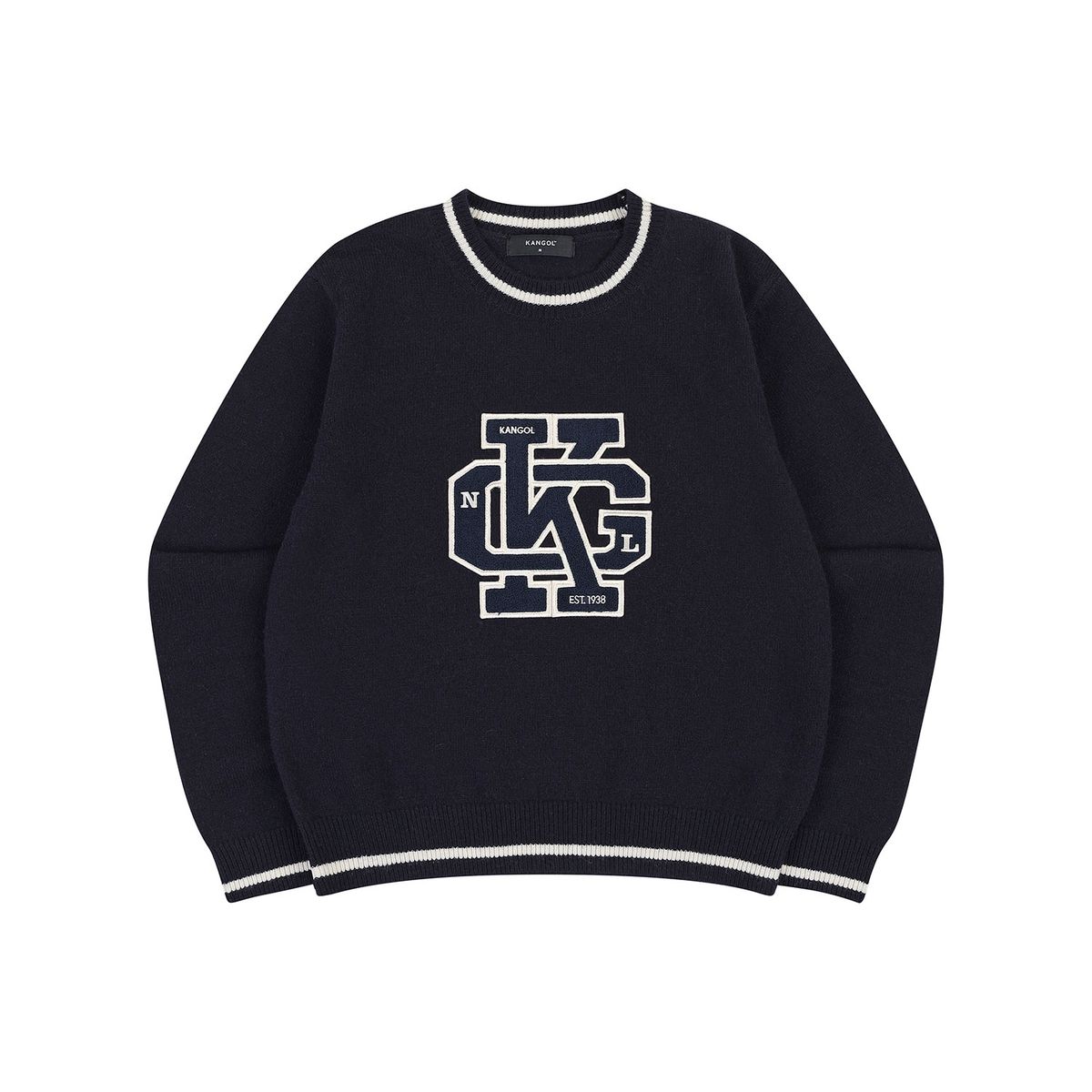 캉골(KANGOL) 우먼스 KNGL 칼리지 스웨터 1892 네이비