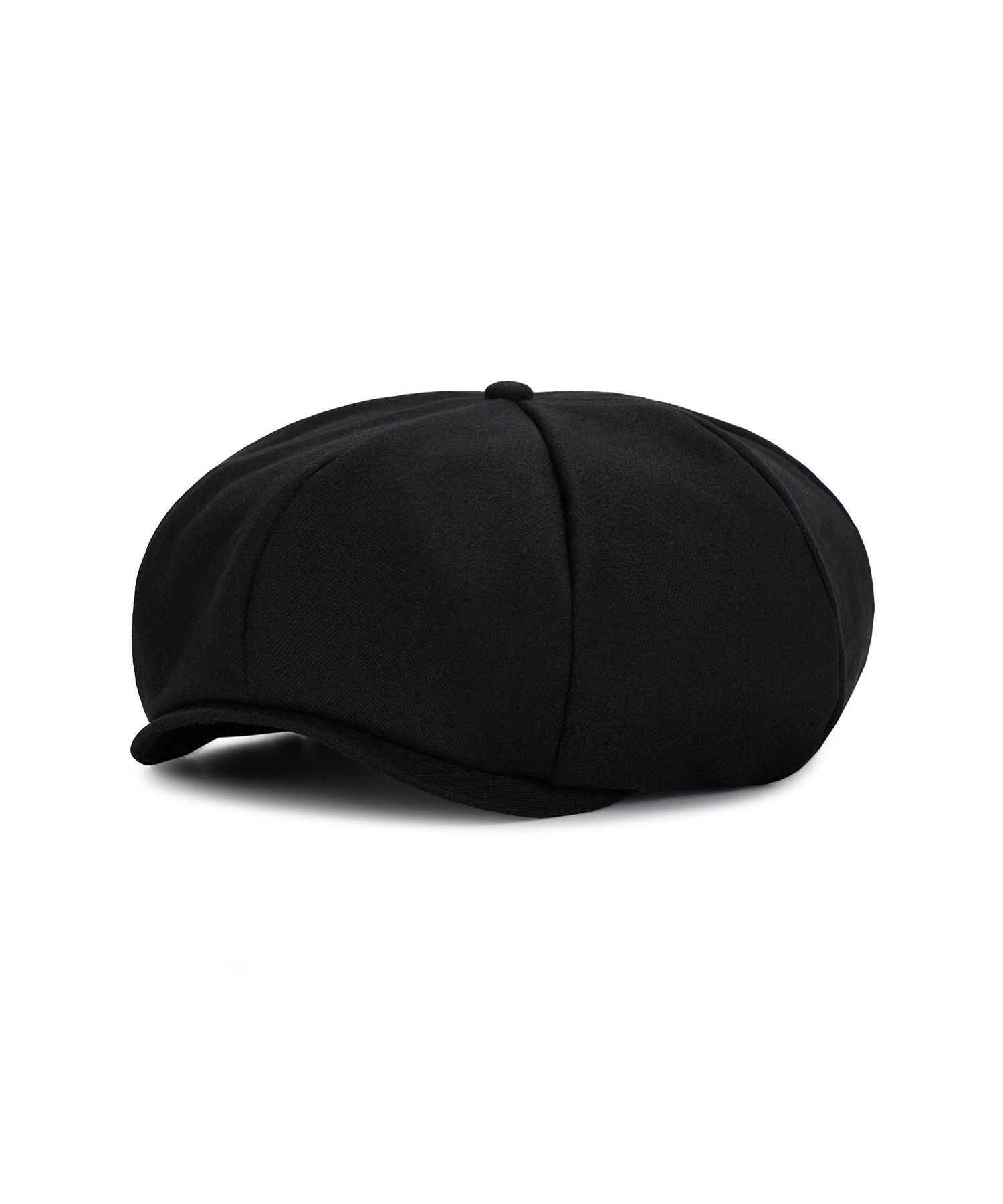 MUSINSA | VARZAR BAZAL LOGO EASY FIT NEWSBOY CAP BLACK