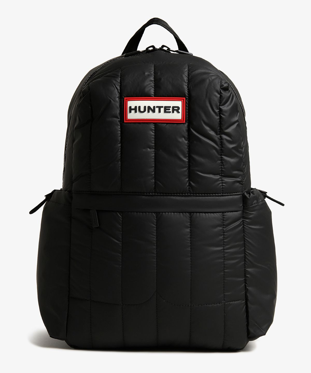 헌터(HUNTER) [UNISEX] 인트레피드 푸퍼 라지 백팩 - 블랙/레드박스 로고