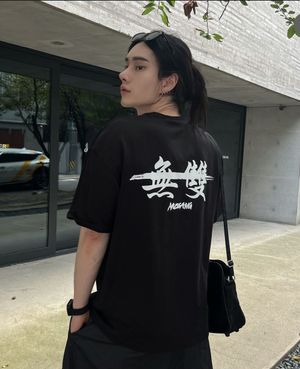 오리지날 오버핏 로고 반팔