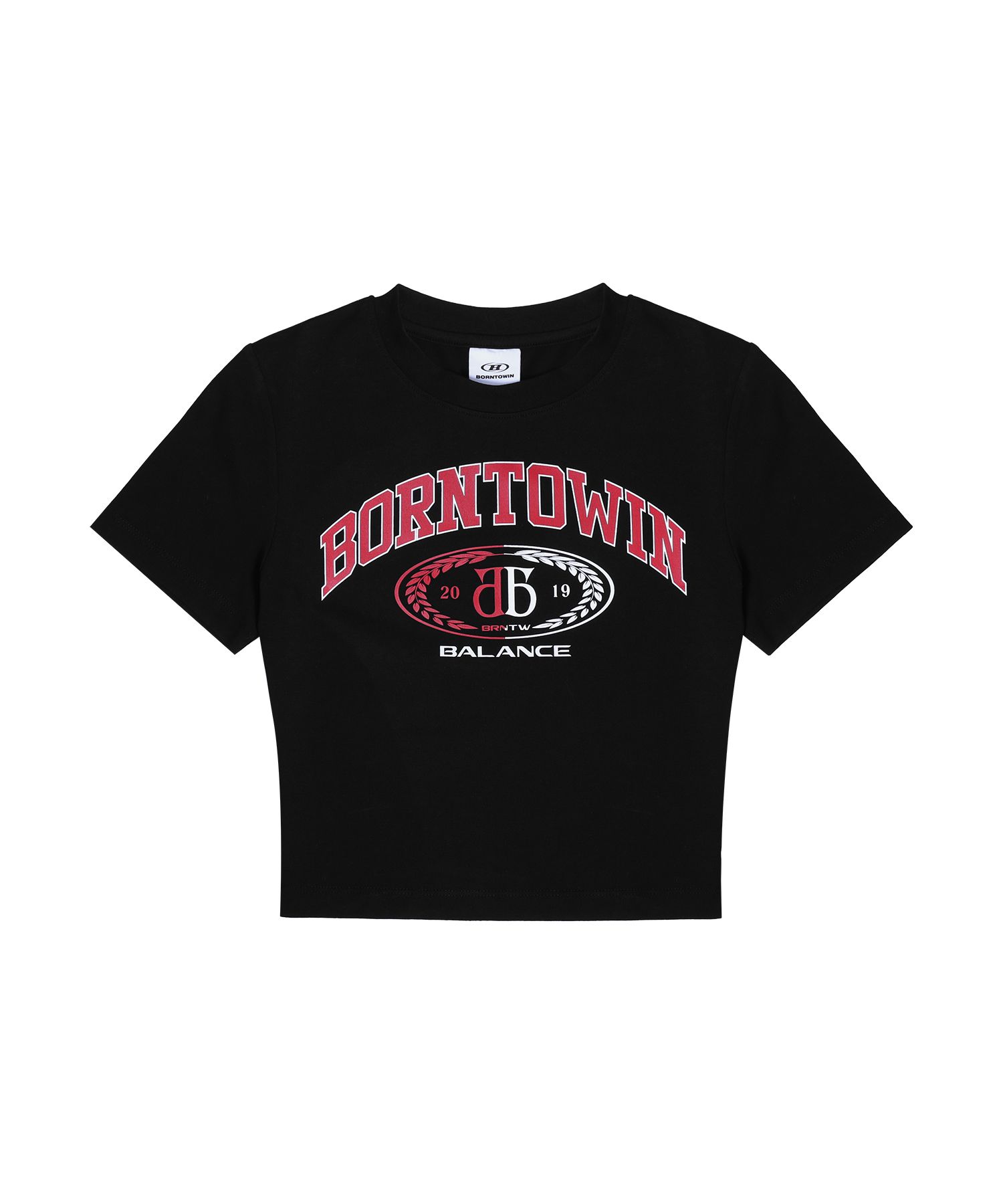 ★2024SS新作★BORN TO WIN★B X H CROP T-SHIRTS Born to Win Cropped Boxy Tee