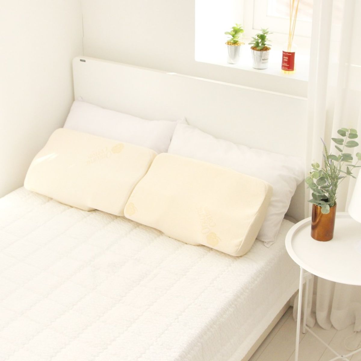 나라홈데코(NARAHOMEDECO) 코지엔 오가닉경추메모리폼베개 2P