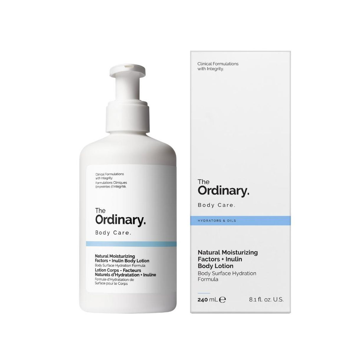 디오디너리(THE ORDINARY) 내추럴 모이스처라이징 팩터스 + 이눌린 바디 로션 240ml
