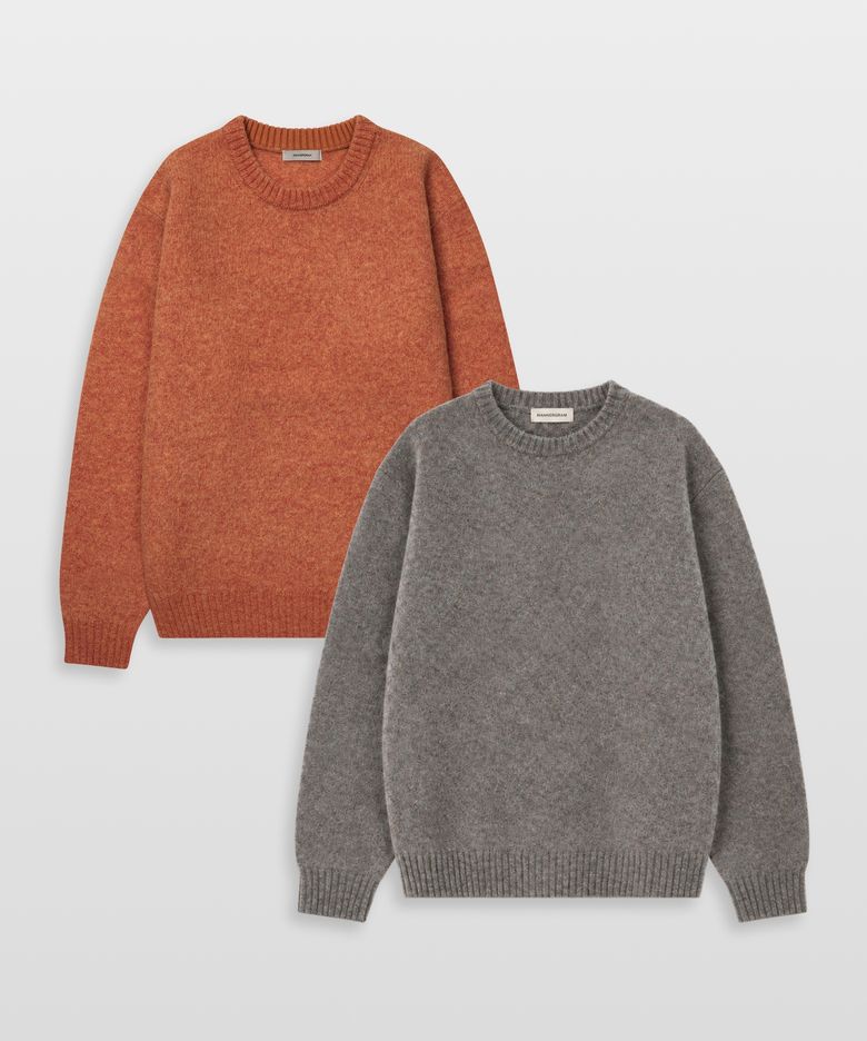 쉐기독 셔틀랜드 울100 니트 SOFT NECK - 6color