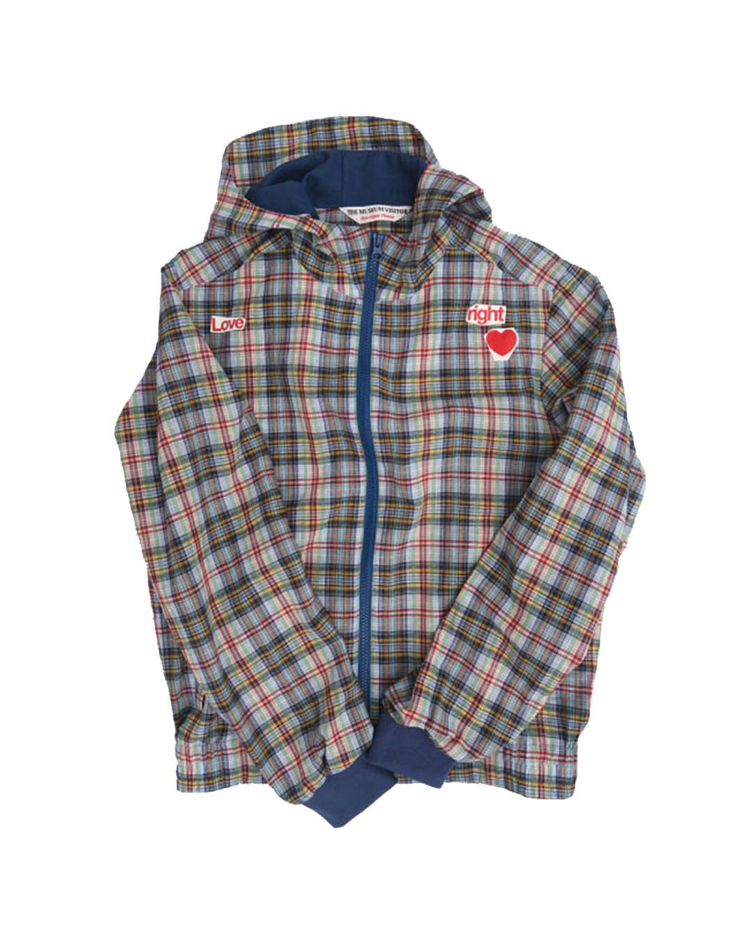 themuseumvisitor LOVE CHECK JACKET チェック MUSINSA | THEMUSEUMVISITOR LOVE CHECK JACKET (MULTI)