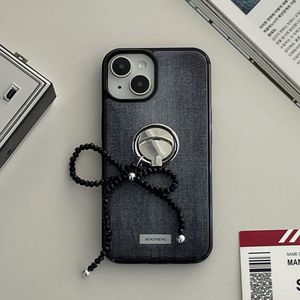 (+맥세이프) 베이직데님 에폭시범퍼 케이스 (3colors) - 아이폰/갤럭시