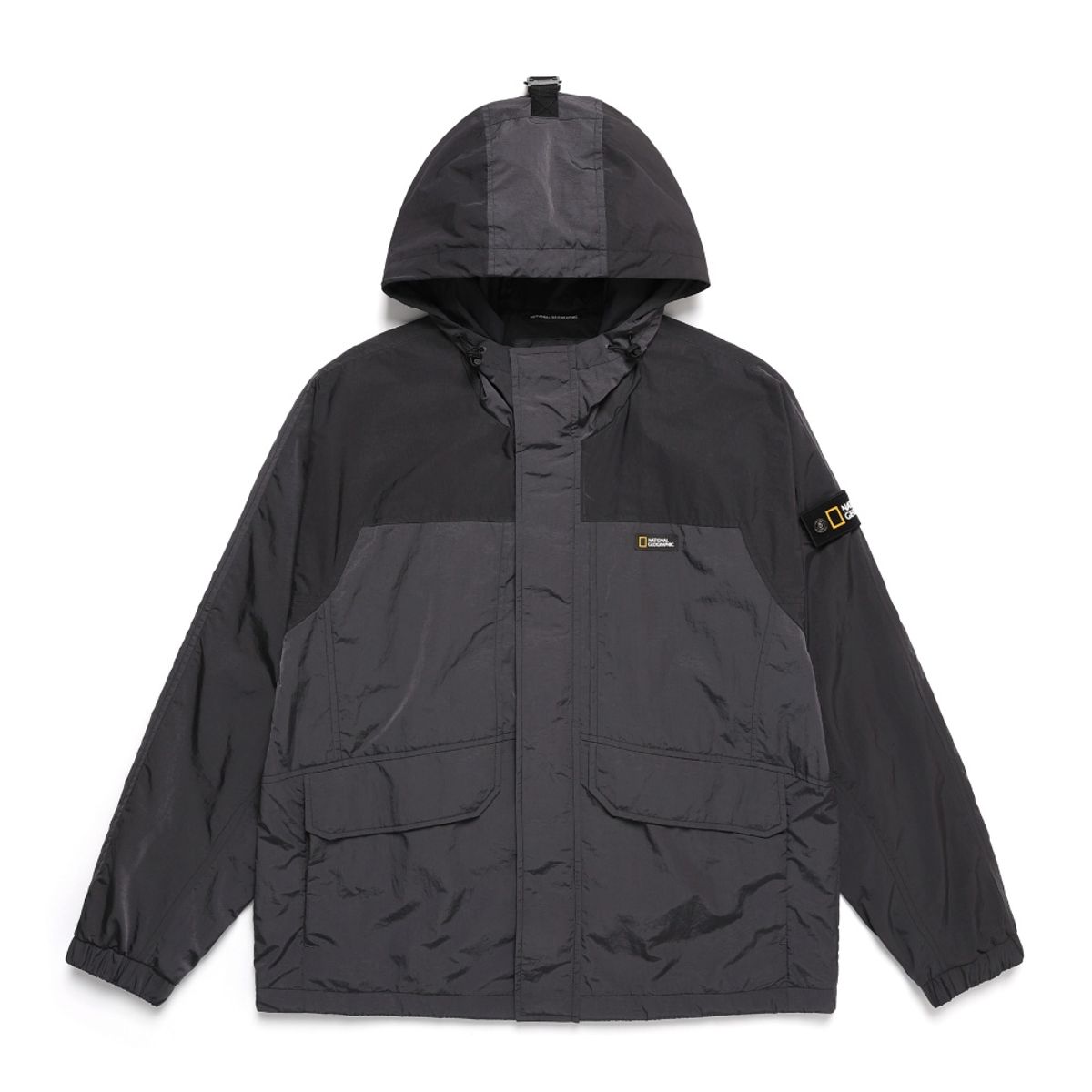 내셔널지오그래픽(NATIONALGEOGRAPHIC) N243UJP930 스트럭쳐 후드 점퍼 C GREY