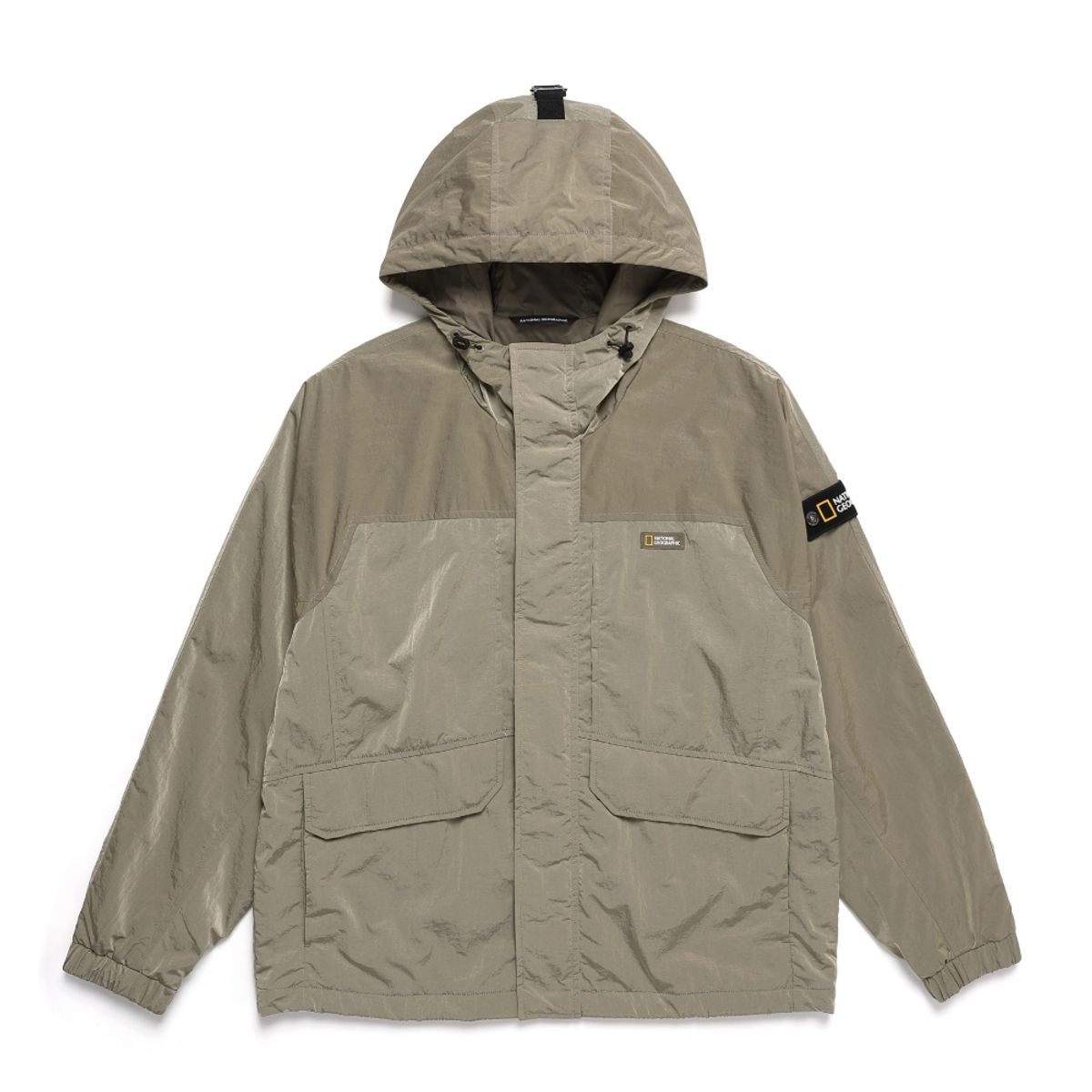 내셔널지오그래픽(NATIONALGEOGRAPHIC) N243UJP930 스트럭쳐 후드 점퍼 S BEIGE