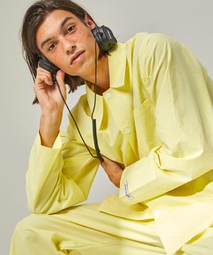 [남성] 스테이 홈 솔리드 파자마 3C