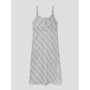 체크 레이어드 원피스  베이지 (354971KQ1A)