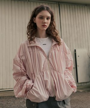 셔링 베이비 투웨이 자켓_핑크