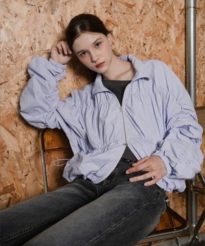 셔링 베이비 투웨이 자켓_퍼플