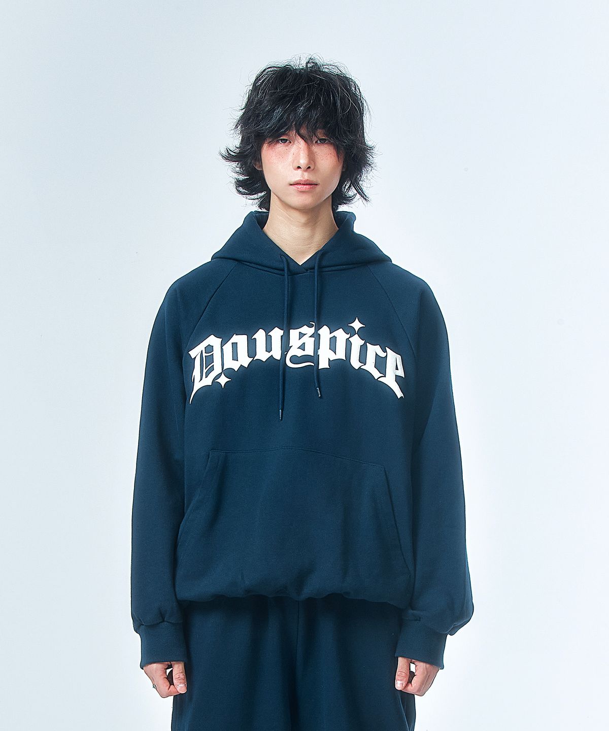 디오스피스(DAUSPICE) Logo Hoodie Navy
