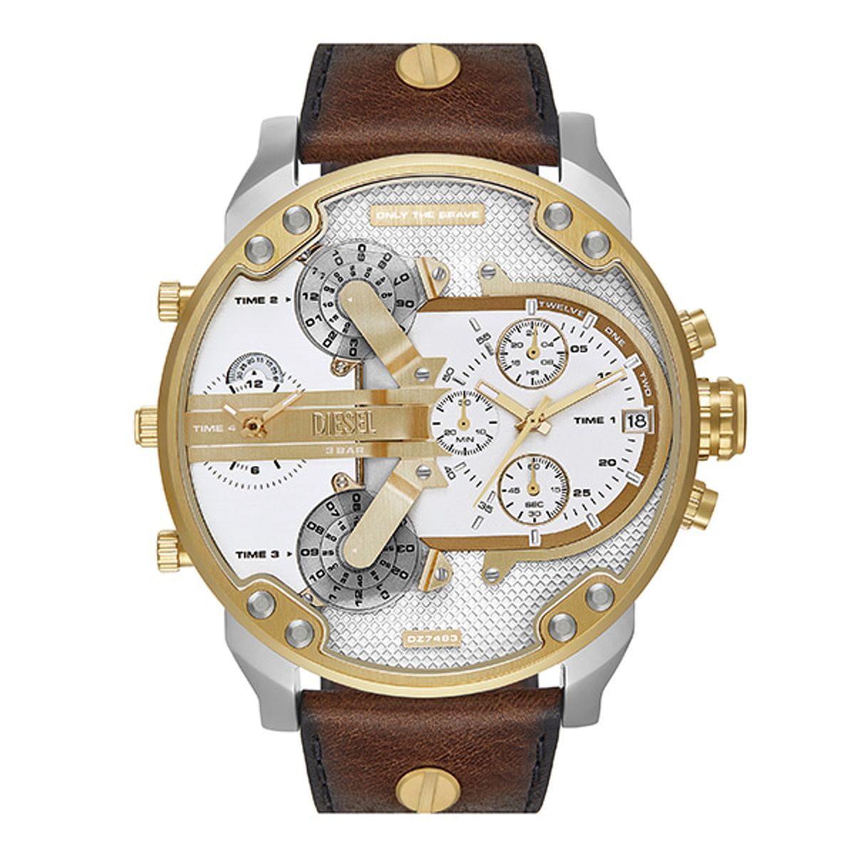디젤 시계(DIESEL WATCH) DZ7483 (MR. DADDY 2.0) 미스터 대디 2.0 크로노그래프 남성 가죽시계