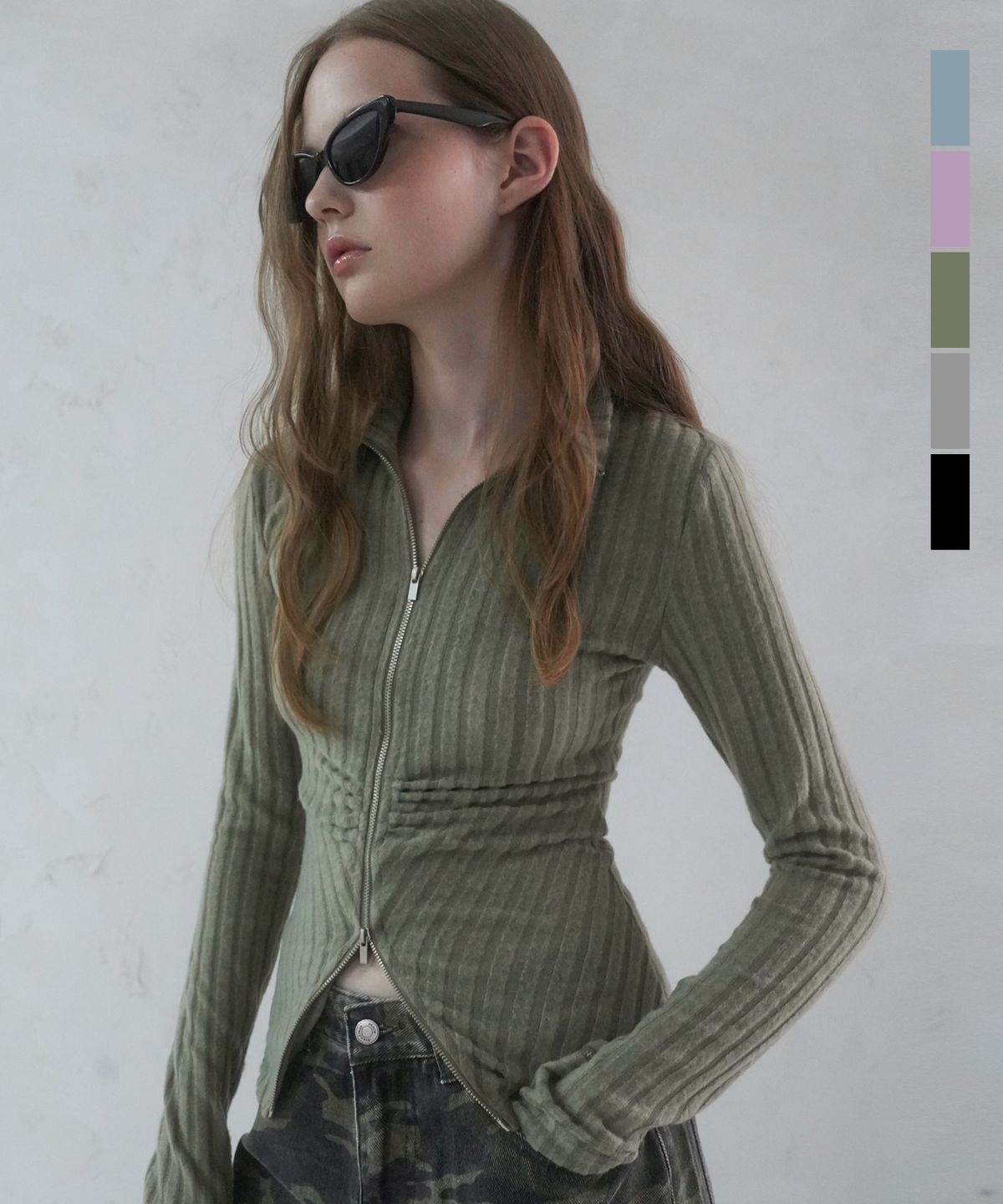 어반드레스(AVANDRESS) Naomi Zip-up - 5COL