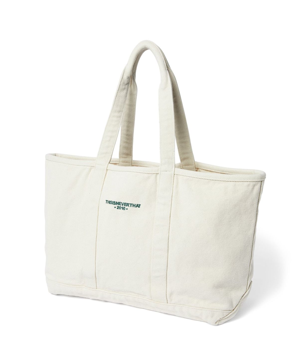 디스이즈네버댓(THISISNEVERTHAT) Washed Canvas Tote Bag Natural