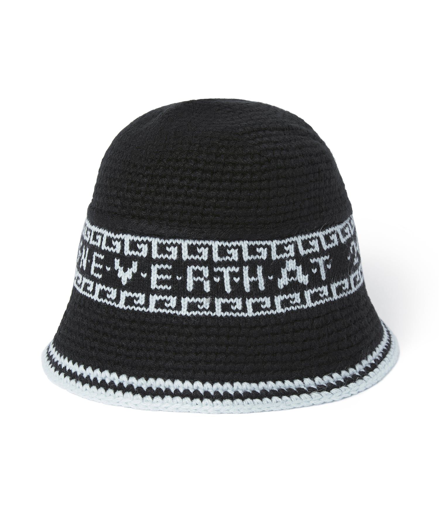 MUSINSA公式 | thisisneverthat (FW24) Crochet Bucket Hat - Black