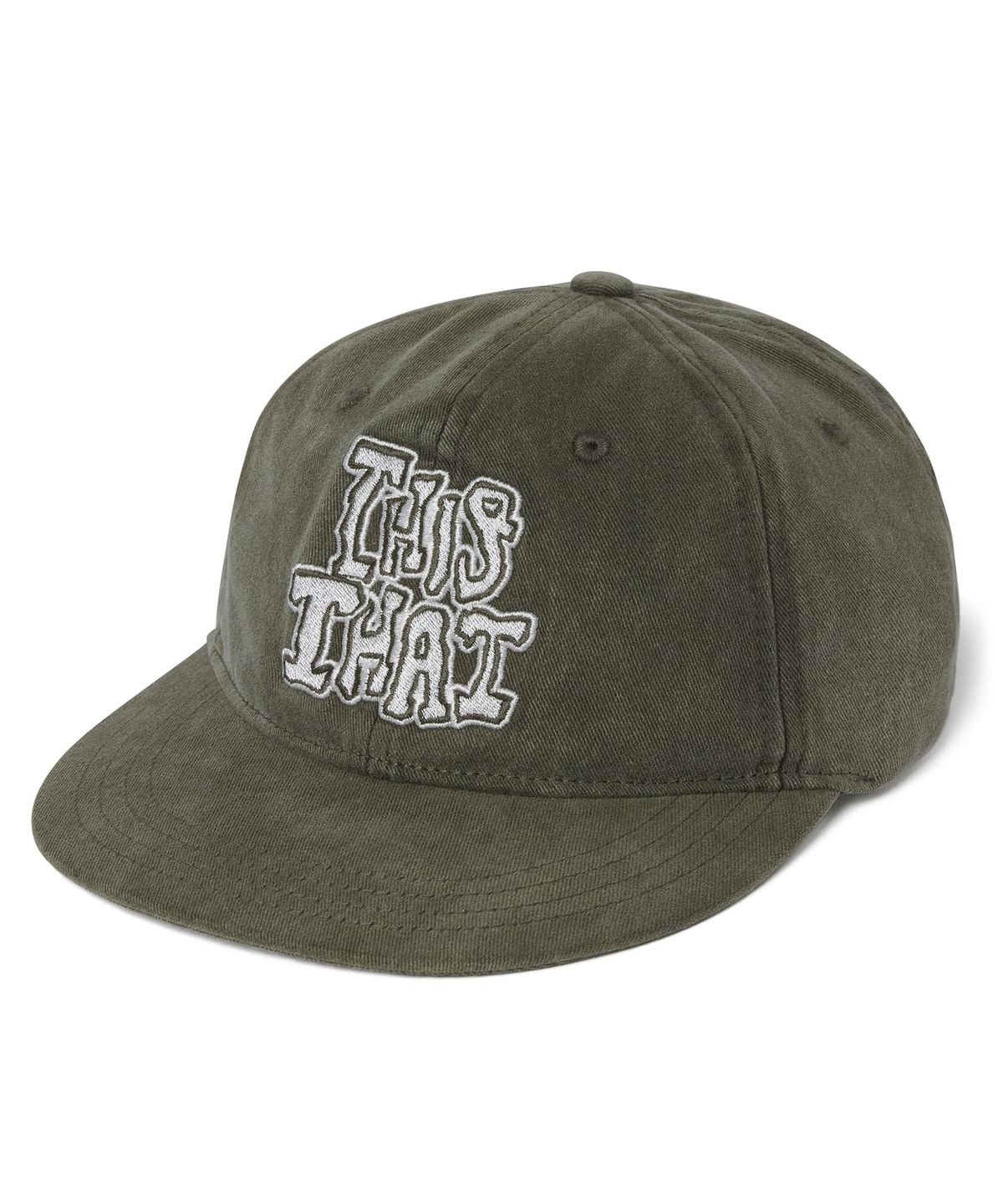디스이즈네버댓(THISISNEVERTHAT) Washed THISTHAT Cap Charcoal