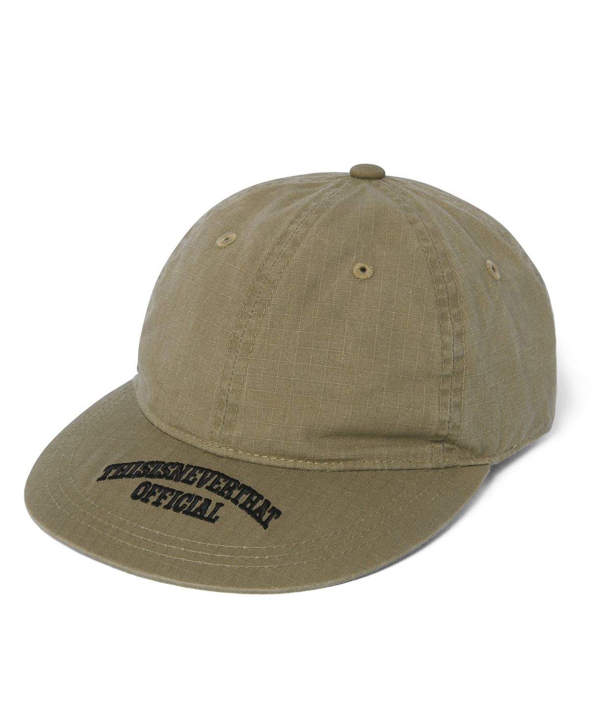 디스이즈네버댓(THISISNEVERTHAT) Visor Embroidered Ripstop Cap Beige