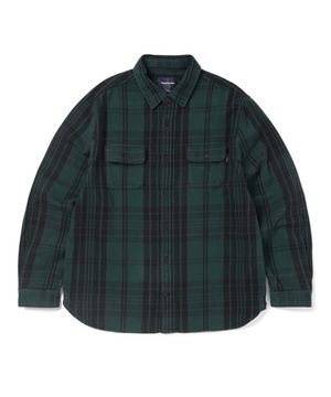 Big Flannel Work Shirt Green