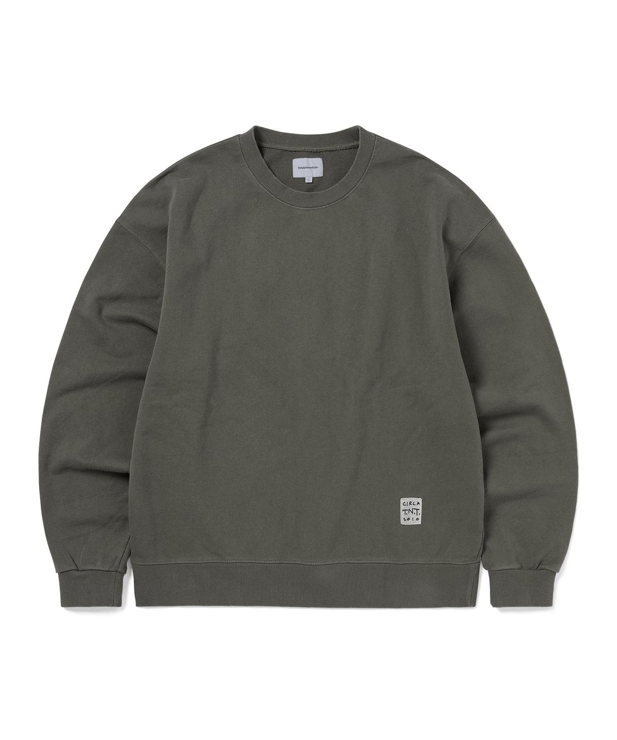 디스이즈네버댓(THISISNEVERTHAT) TNT Faded Crewneck Dark Mocha