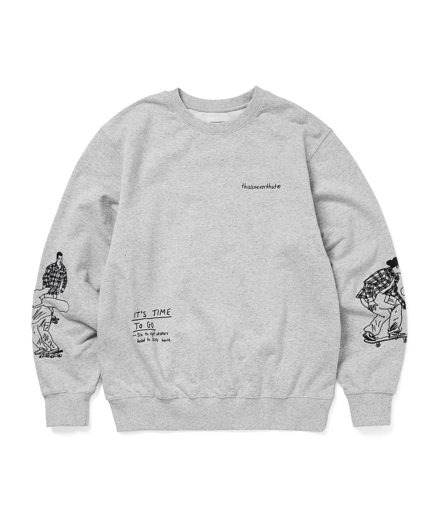 MUSINSA公式 | thisisneverthat® Sketch Embroidery Crewneck
