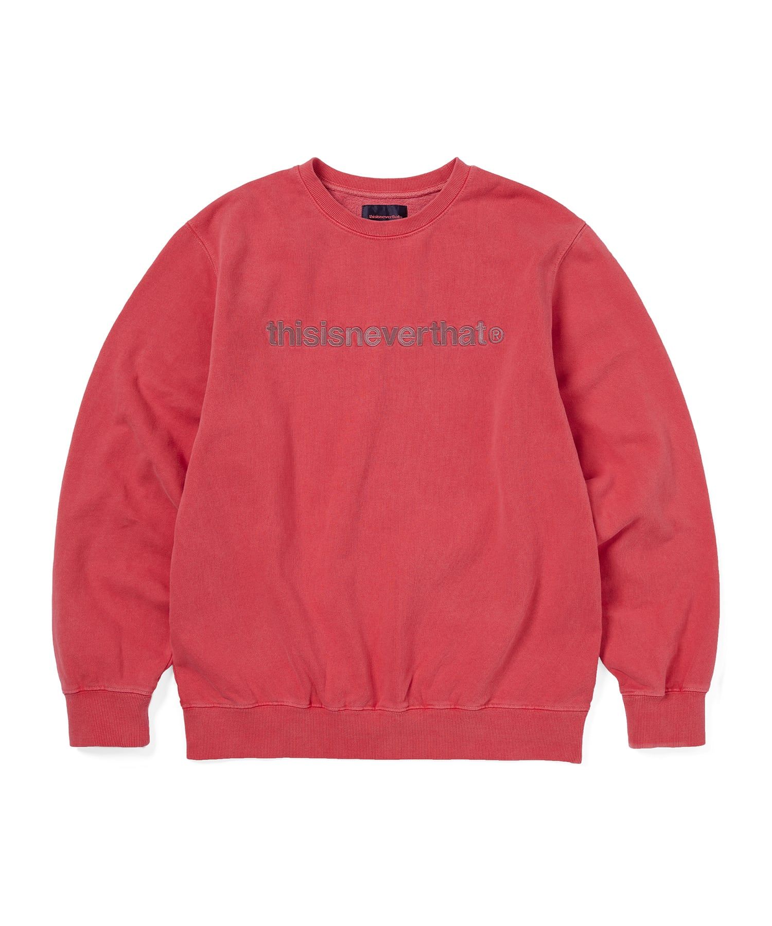 MUSINSA thisisneverthat T-Logo Crewneck Red