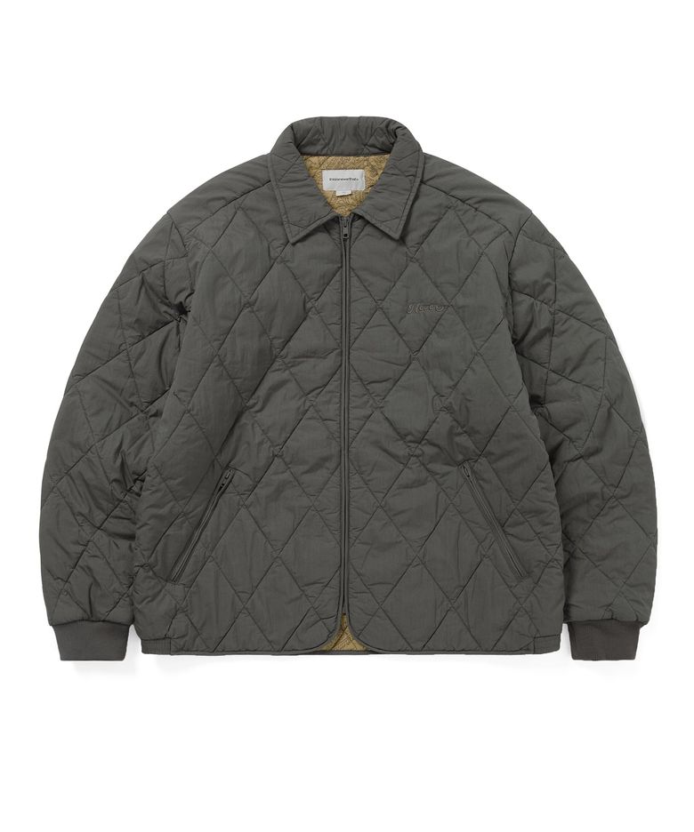 Quilted Jacket Charcoal