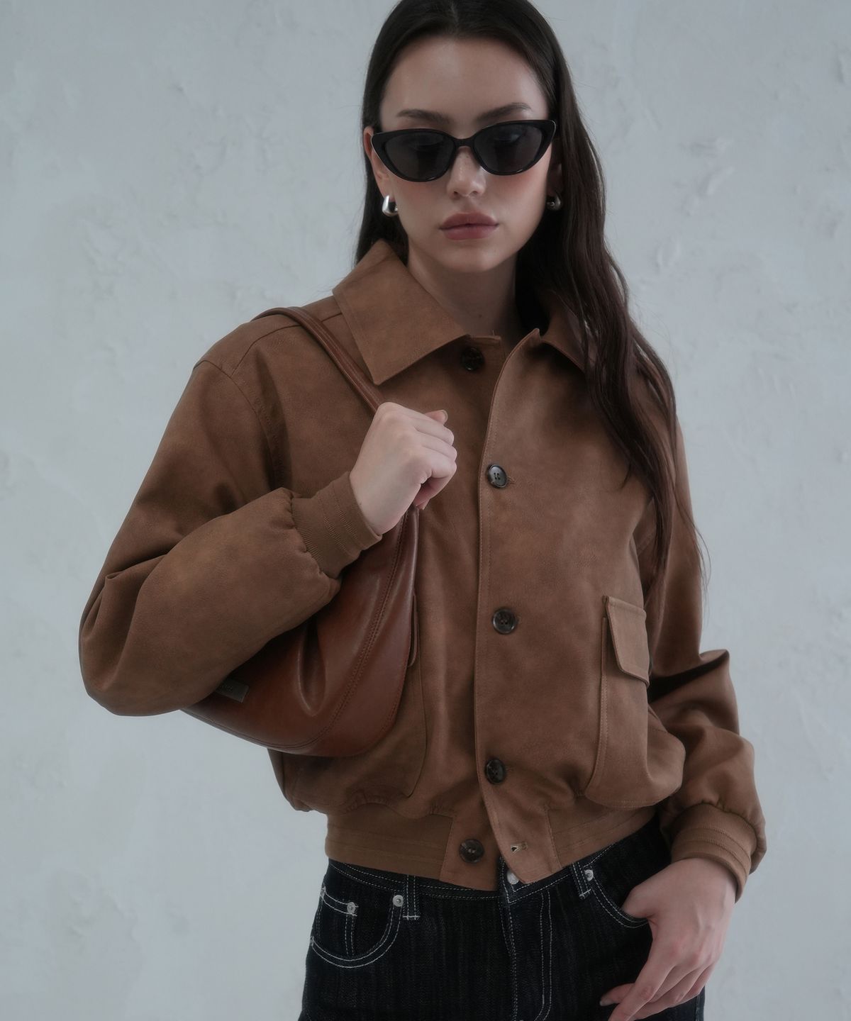 어반드레스(AVANDRESS) Bart Art Suede Western Jacket CAMEL