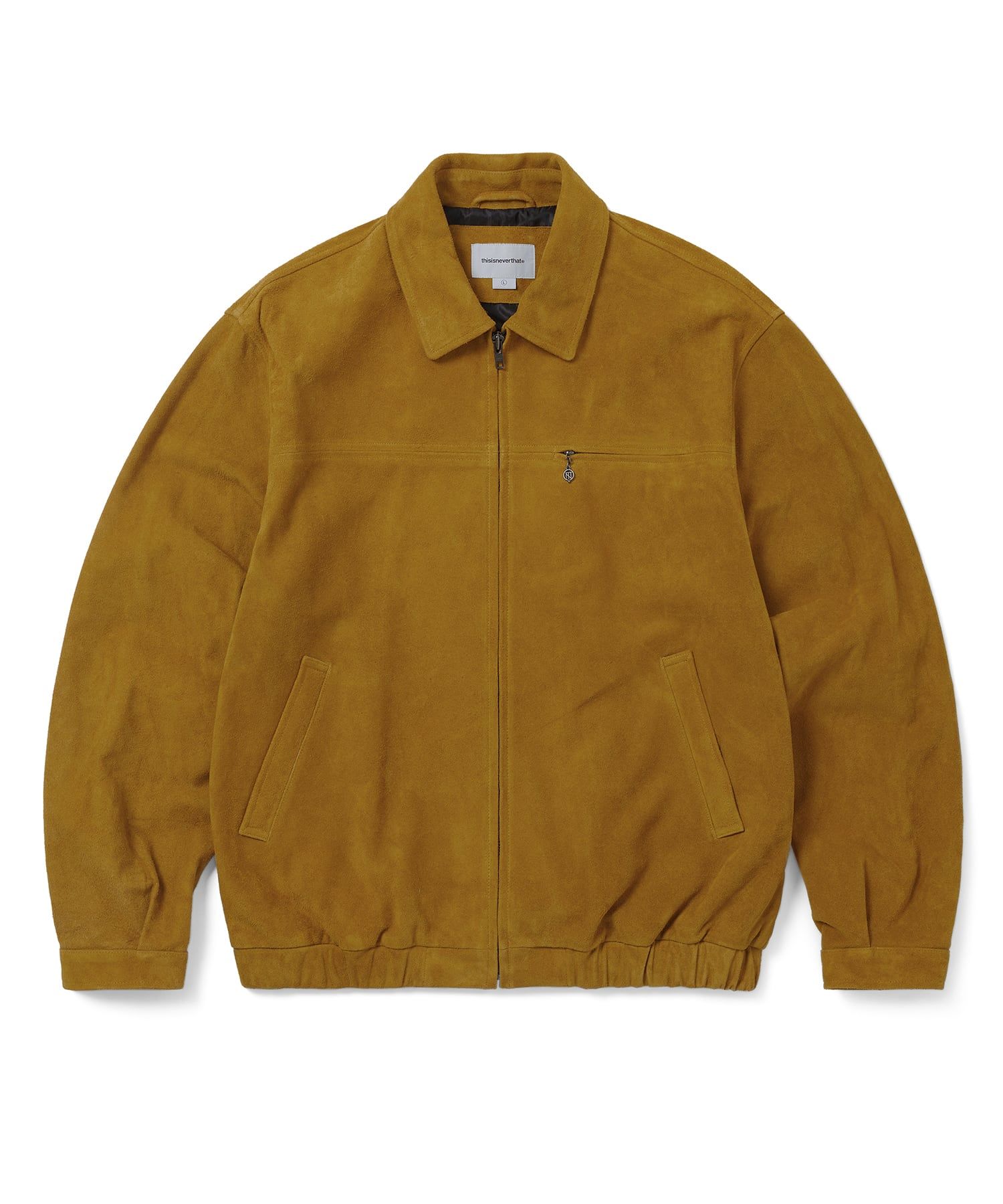 MUSINSA | thisisneverthat Suede Harrington Jacket Brown