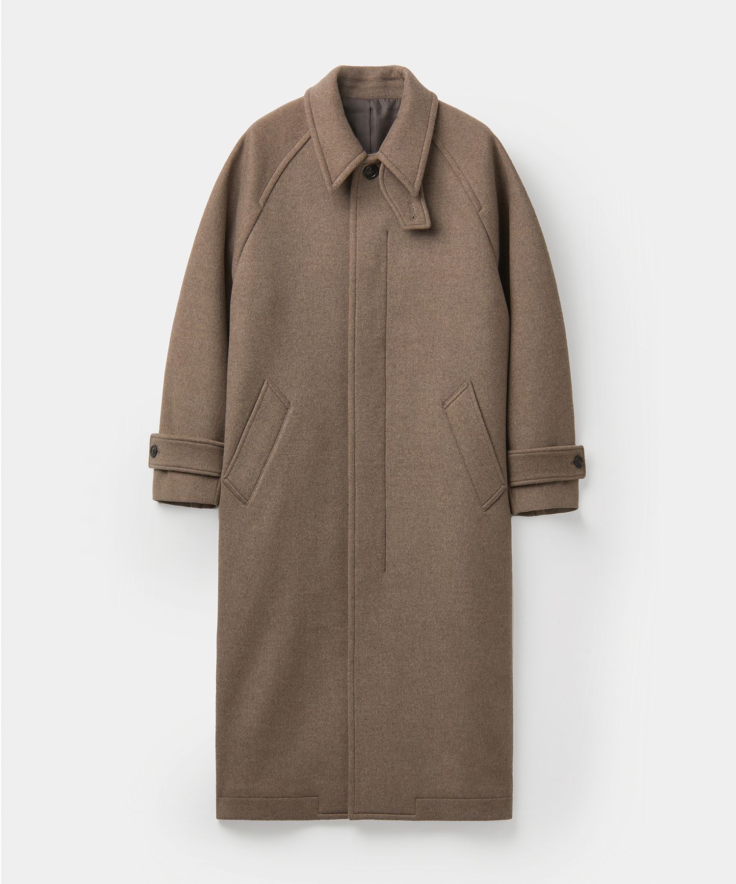 コート FACADE PATTERN Cashmere Balmacan Coat_mocha Designer fashion, Seoul-fully created | W Concept