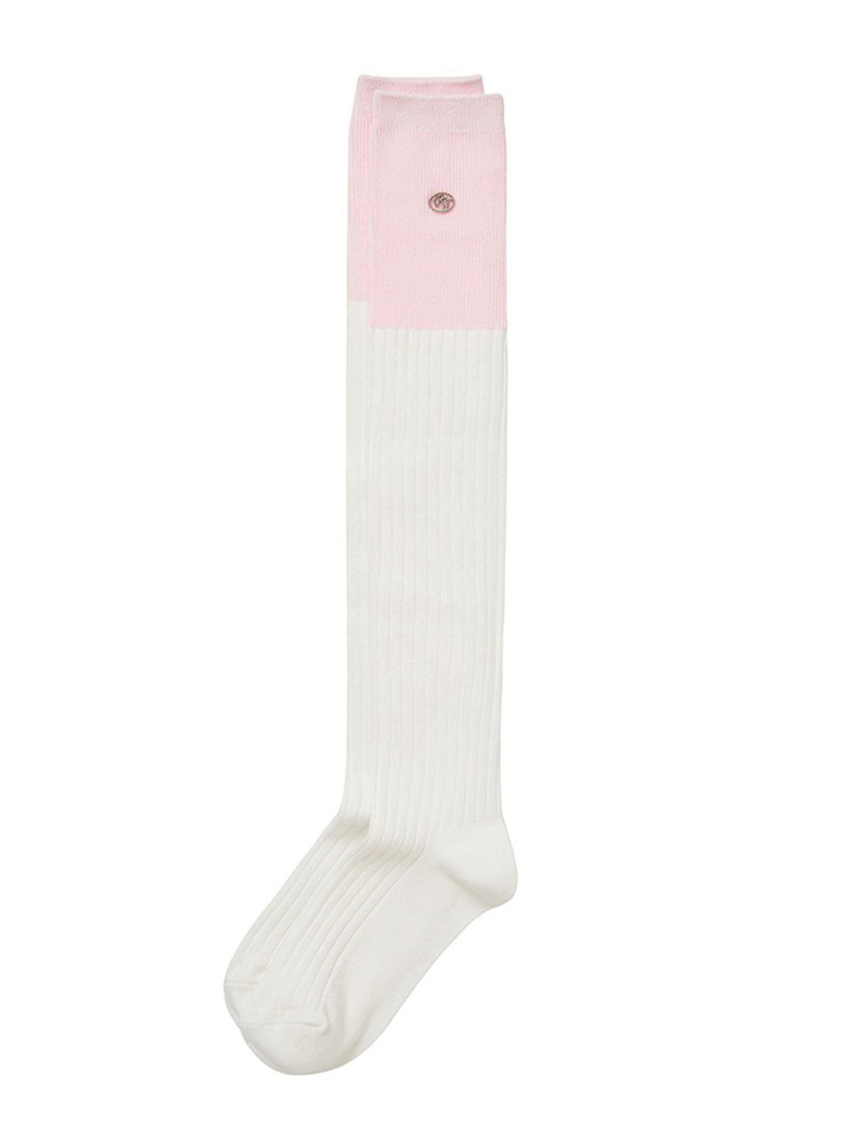 로드로아르(LORDLOAR) 메탈 로고 니 삭스 PINK