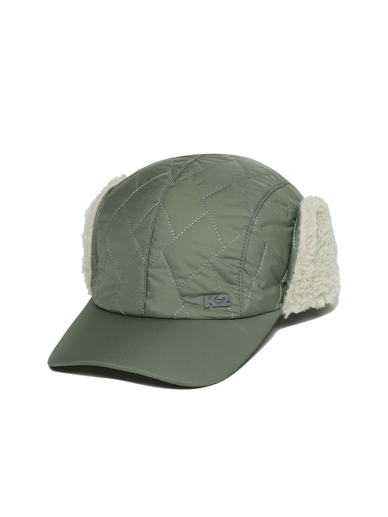 실크스타(SILKSTAR) 퀼팅 귀마개 캡_Khaki KUF24C56K7