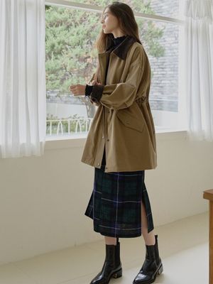 Corduroy Collar Safari Jumper - CAMEL