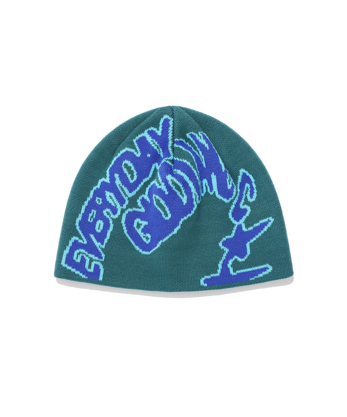 이스트쿤스트(ISTKUNST) G&C JACQUARD BEANIE_TEAL GREEN(IK2EFMAB33A)