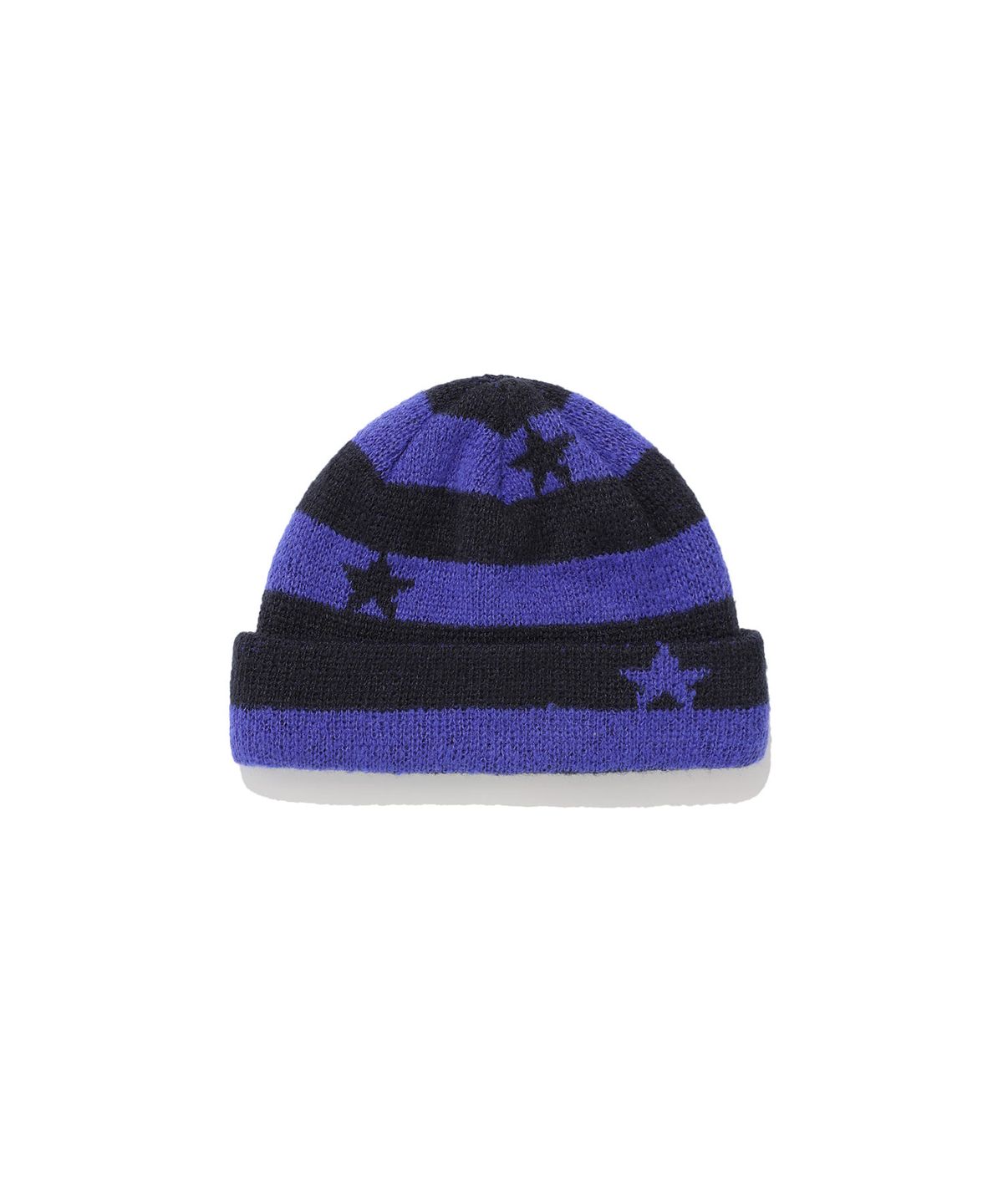 이스트쿤스트(ISTKUNST) STRIPE CUFF BEANIE_PURPLE(IK2EFMAB30A)