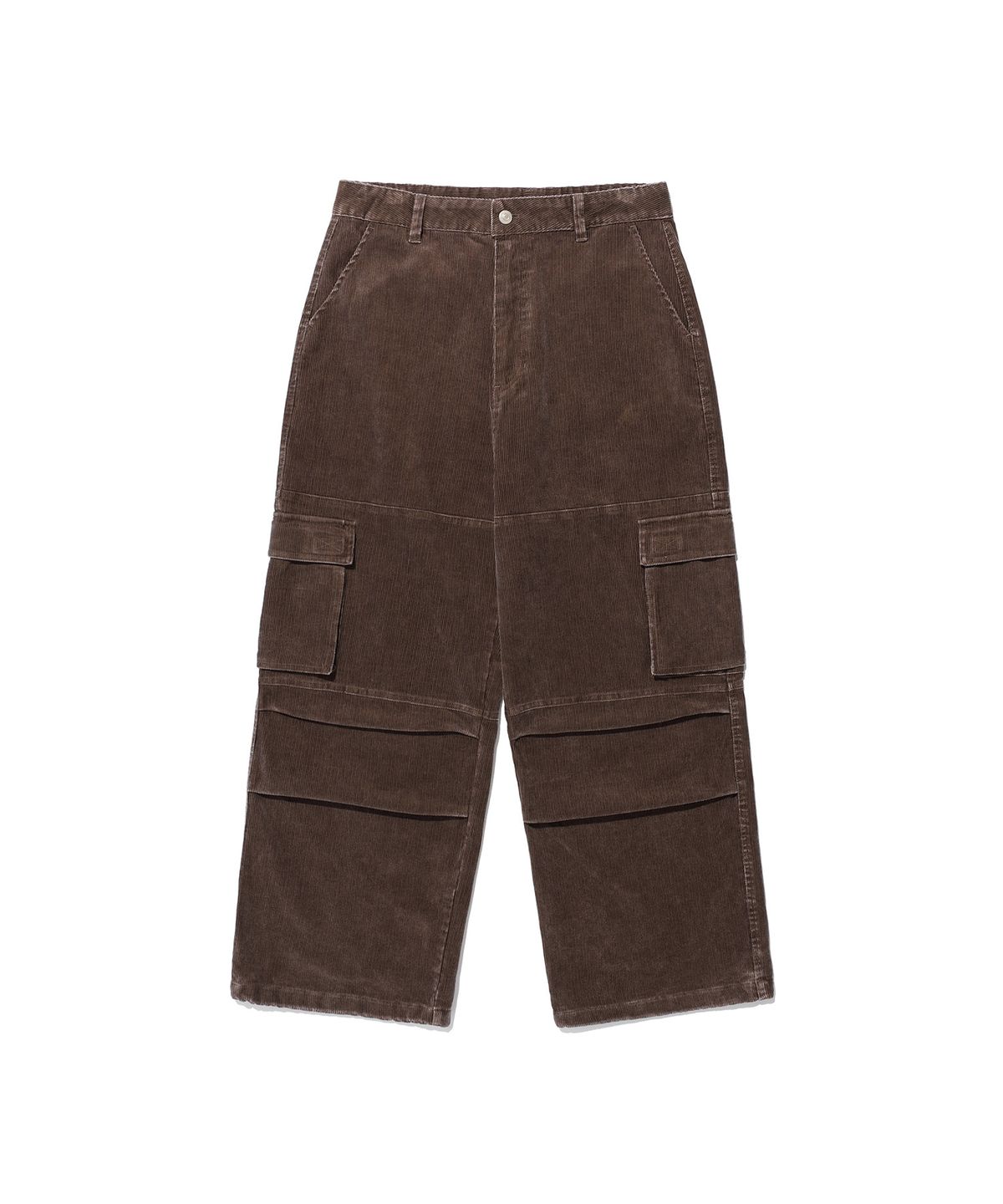 이스트쿤스트(ISTKUNST) WASHED CORDUROY CARGO PANTS_BROWN(IK2EFMPA11A)