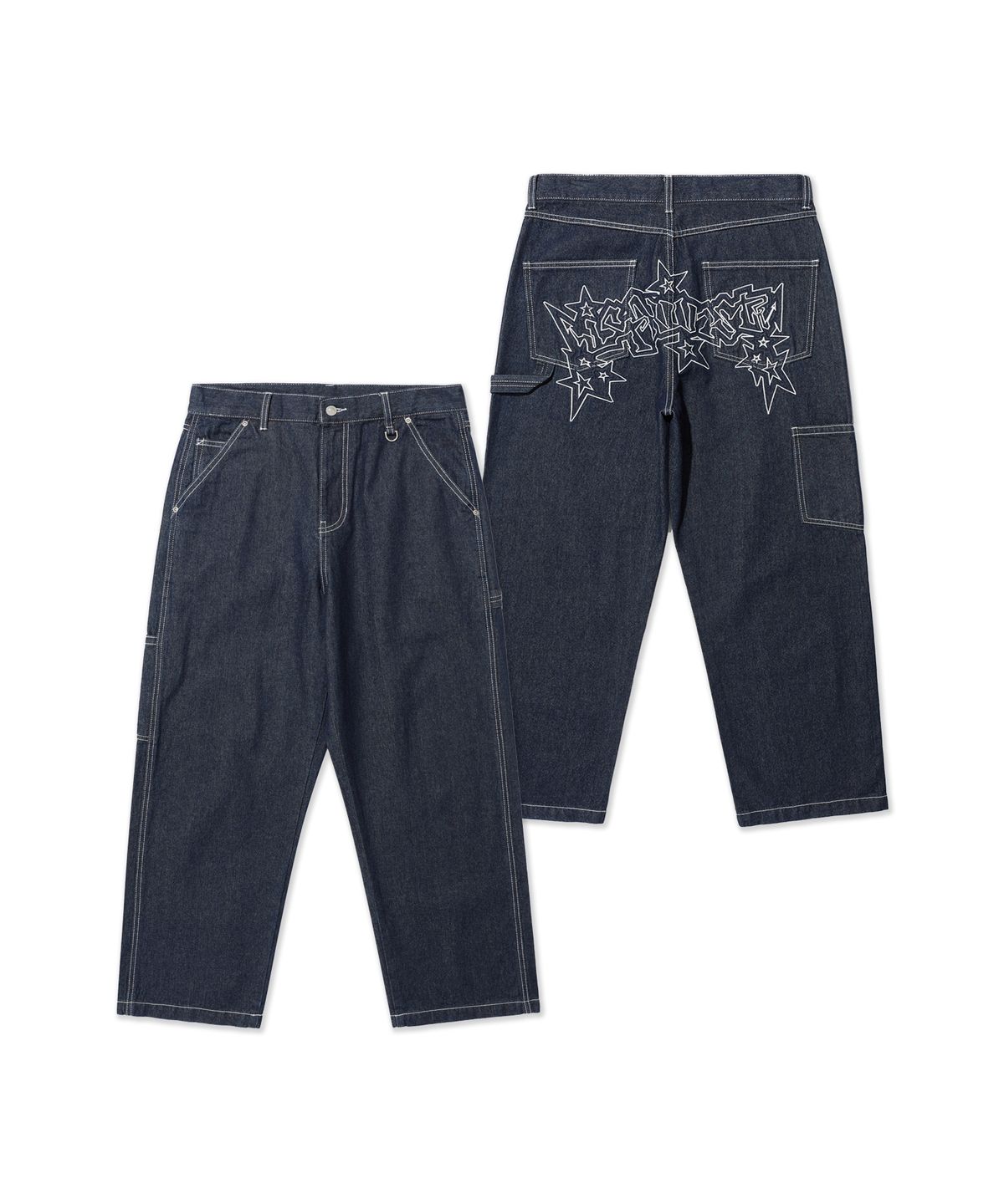 이스트쿤스트(ISTKUNST) GRAFFITI CARPENTER JEANS_DEEP BLUE(IK2EFMD113A)