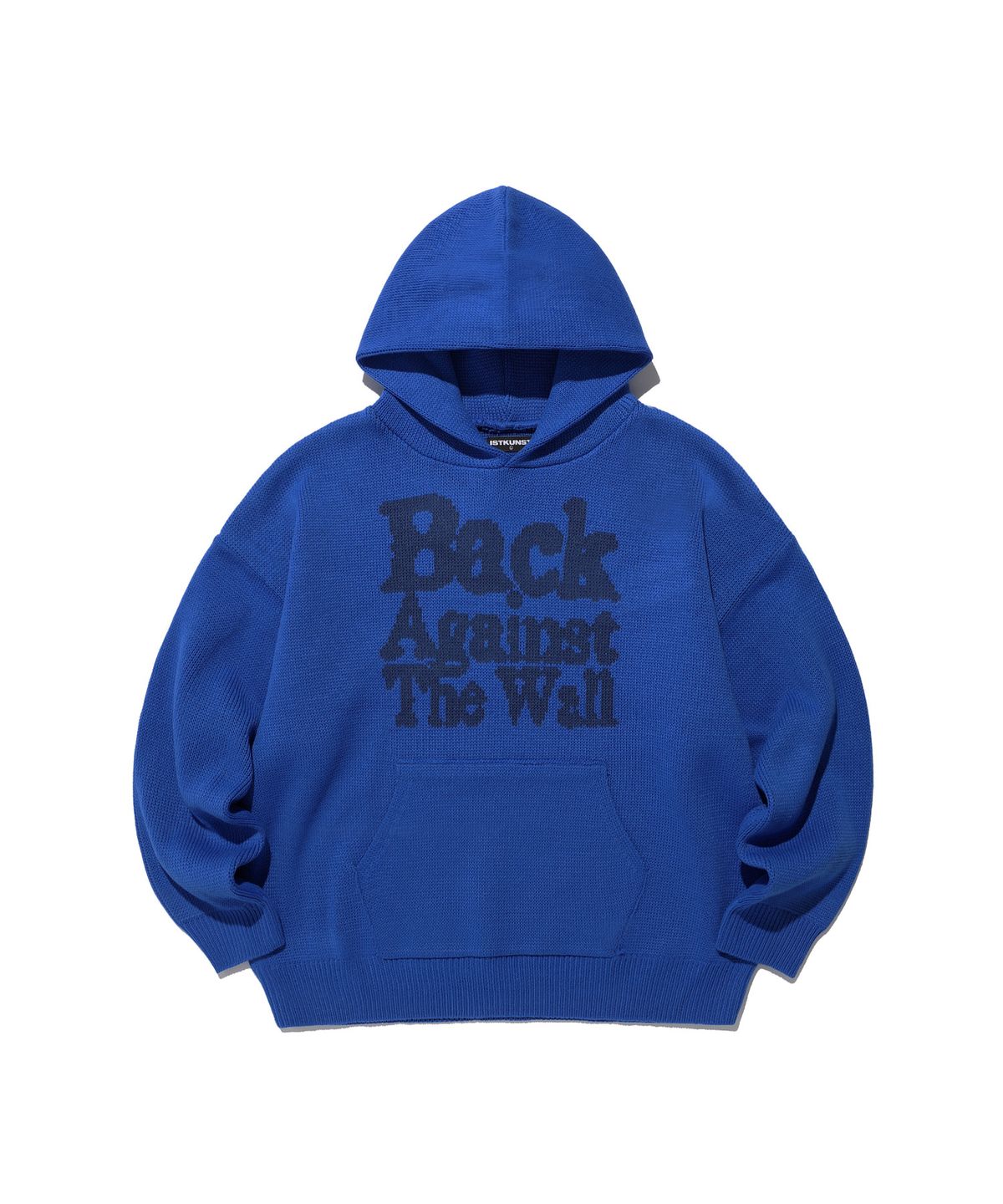 이스트쿤스트(ISTKUNST) BAW KNIT HOODIE_BLUE(IK2EFMK641A)